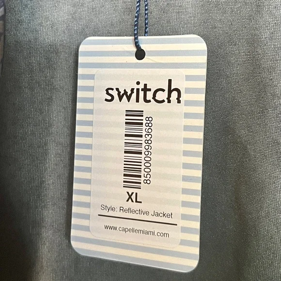 CAPELLE MIAMI Switch Reflective Rain Jacket - Sz XL - Picture 8 of 11